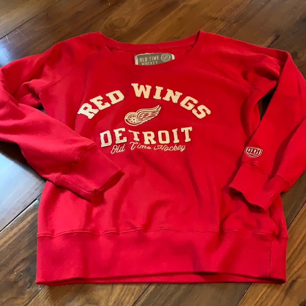 Detroit red wings sweatshirt vintage look